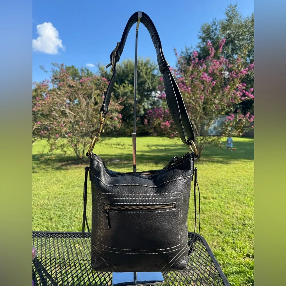 Coach Chelsea Vintage Lace Stitched Duffle Crossbody Bag - Picture 2 of 12